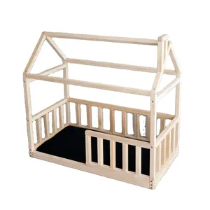 木制房屋床架学步房屋床高品质家具房屋框架儿童床