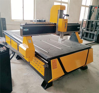 Machine de gravure sur bois à alimentation directe du fabricant, mini routeur CNC 1212 1224 1325 avec table à vide à rainures en T et dispositif rotatif