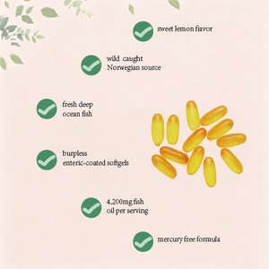 Compléments alimentaires à base d'huile de poisson avec logo personnalisé, 300 gélules molles, pour Omega 3 et DHA & EPA, compléments alimentaires à haute dose - Product Image 4