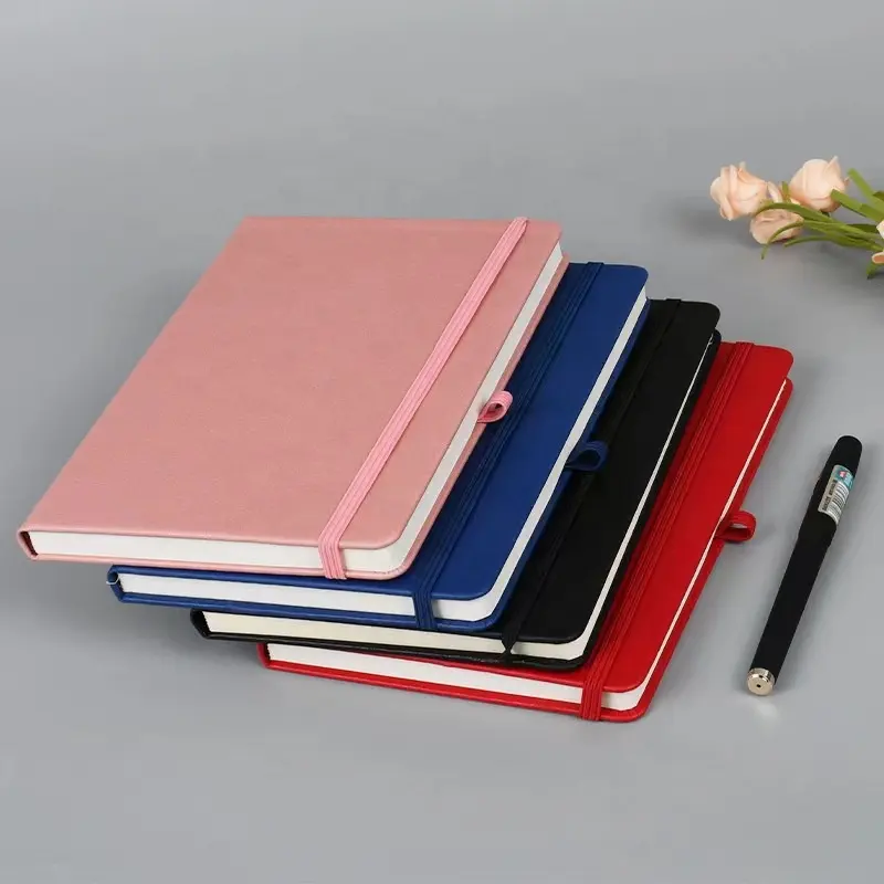 Kustom A4 A5 Notebook kulit penutup hardbound notebook perencana jurnal harian