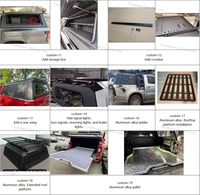 Cubierta Rígida para Camioneta con Ventanas, Cubierta de Acero para Plataforma de Camioneta, Cubierta para Toyota Hilux Vigo Revo