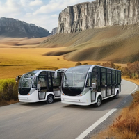 Bus électrique à deux étages pour 8 passagers, idéal pour les visites de la ville, avec moteur AC de 5 kW et temps de charge de 8 à 10 heures
