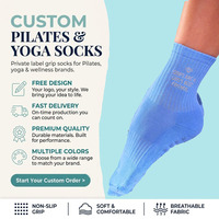 Chaussettes de yoga antidérapantes populaires pour femmes, fabrication OEM, vente en gros, chaussettes de sport professionnelles pour Pilates, chaussettes en coton biologique doux