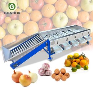 Cherry Date Mango <b>Vegetable</b> <b>Fruit</b> Olive Garlic Automatic Size Grading Sorting <b>Machine</b> for <b>Fruit</b> and Table - Product Image 1