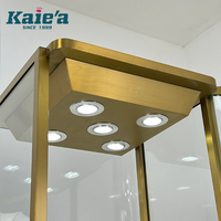 Vitrine à bijoux en verre diamanté - Vitrine à bijoux haut de gamme - Comptoir en verre pour bijoux - Présentoir à bijoux