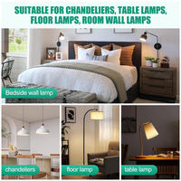 Ampoule LED rechargeable avec télécommande, portable, USB, E26, 3 couleurs, intensité variable, lampe d'urgence sans fil à batterie, pour entrepôt