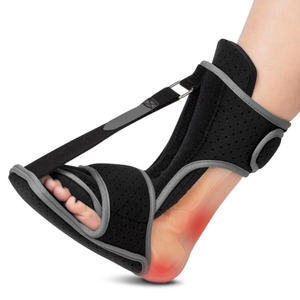 조정 가능한 발목 발 보조기 고정제 족저 근막염 보호 기능이있는 야간 부목 - Product Image 4