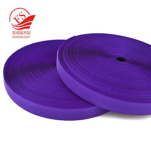 Factory Wholesale Eco-Friendly Fireproof Flame Retardant Hook <strong>Loop</strong> Tape Fastener Double Sided Adhesive Competitive Price Heat - Product Image 2