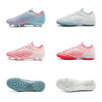 Chaussures de football personnalisées pour équipes, logo OEM, antidérapantes, crampons longs FG, chaussures de sport d'extérieur