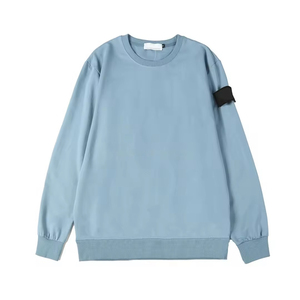 <span class=keywords><strong>Sudadera</strong></span> de Manga Larga Casual con Logo de Piedra en el Brazo, 100% Algodón Transpirable, Tallas Grandes para Hombre y <span class=keywords><strong>Mujer</strong></span>, Venta al por Mayor 2026 - Product Image 3