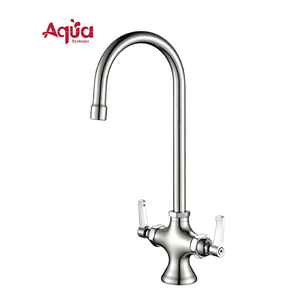 Classic Single-hole Kitchen Faucet With 360degrees Swivel Spout Hot Cold Bathroom Sink <b>Tap</b> For Kitchen Hotel Commercial Faucet - Product Image 1