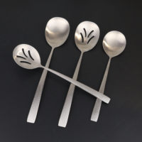 Cuillère de service en acier inoxydable 304 pour buffet, salle à manger, 28 cm et 33 cm, ustensiles de service