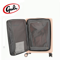 Ensemble de bagages rigides extensibles en PP, valise à ouverture frontale pour ordinateur portable avec poignée télescopique large en aluminium pour les voyages d'affaires