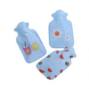 Cute Cartoon Plush Reusable Soft Flannel <b>Hot</b> <b>Water</b> <b>Bottle</b> 350ml Heated Bag for Hand Warmers Body Warmer Travel Camping - Product Image 4