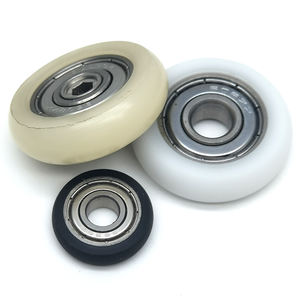Roues pivotantes concaves avec roulements Pneus de traction en plastique robustes pour équipement industriel et <span class=keywords><strong>chariot</strong></span> - Product Image 2