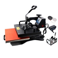 Machine de Presse à Chaud Sublimation RubySub Combo 5 en 1 pour Vêtements, Tasses et Assiettes