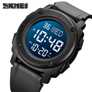 Skmei Men's Digital Sports Watch Black Waterproof Electronic Watch For Students Youth Multi Functional With Glow In Dark Feature - Product Image 5