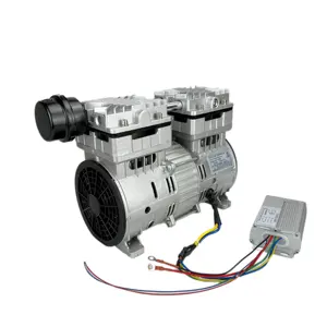 Dc Compressor Vacuümpomp Elektrische Voertuig Hoofdremcilinder Shinkansen Bldc 48V 750W Olievrije Luchtcompressor voor Zuurstof