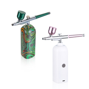 Vente en gros kit d'aérographe Hobby <span class=keywords><strong>pour</strong></span> Nail Art Aérographe de maquillage bon marché avec application de <span class=keywords><strong>peinture</strong></span> à piston <span class=keywords><strong>pour</strong></span> la décoration des ongles - Product Image 1