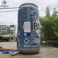 6M marca corporativa enorme inflable personalizado puede réplica modelo globo para eventos de promoción