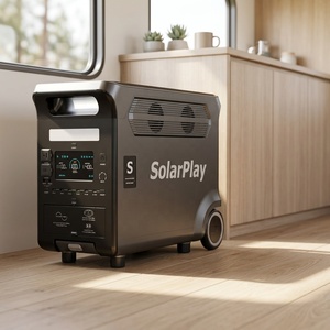 สถานีไฟฟ้าพกพา LiFePO4 3600W 3840Wh รองรับพลังงานแสงอาทิตย์ 2000W ฟังก์ชั่น UPS คลื่นไซน์บริสุทธิ์ สำหรับรถยนต์ รับผลิตแบบ OEM ODM มีคลังสินค้าในสหรัฐอเมริกาและยุโรป - Product Image 1