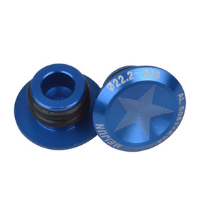 自行车自行车铝制车把把手手柄杆帽端塞 - Product Image 3