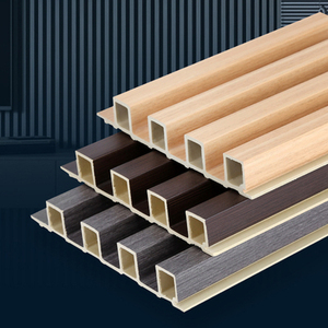 Panel Decorativo de Pared WPC para Sala de Estar con Diseño de Ranura Empotrada, Tamaño Personalizable, Venta al Por Mayor de Fábrica, OEM - Product Image 1