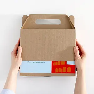 Caja de embalaje de comida rápida reciclable para niños, Logo personalizado, Grado Alimenticio