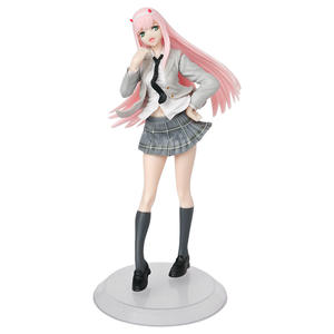 18.5CM chérie dans le FRANXX 02 <span class=keywords><strong>Anime</strong></span> fille Figure école uniforme zéro deux Sexy Figuras zéro deux Figurine poupée - Product Image 5