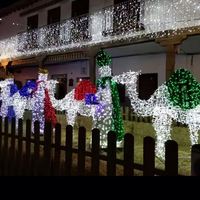 Sun-Neon Factory, vente en gros de motifs lumineux LED personnalisés sur le thème de Jésus, lumières de Noël personnalisées, étanches, pour aménagement paysager et mariages