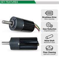 Robot aspirateur laveur de sols, appareil électroménager, mini moteur DC sans balais SCPC-PC28-BL2847, efficacité IE1, OEM personnalisé