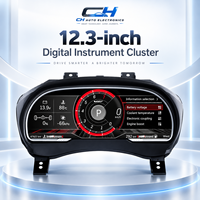 Pour Cadillac ATS / ATS-L 2014-2017, tableau de bord numérique LCD 12,3 pouces, compteur de vitesse, remplacement plug and play