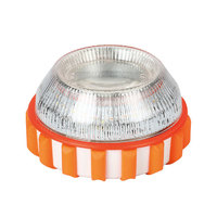 Lampu Peringatan Darurat Keselamatan Mobil Baterai V16 9V Berkedip dengan Magnet