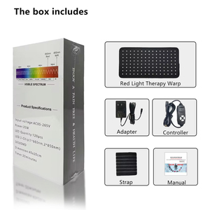 Almohadilla flexible LED para terapia de luz roja Shanglaite 20x40CM curación profunda 660nm 850nm 120PCS 5050SMD - Product Image 5