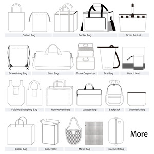 Sac en coton personnalisé avec logo imprimé, réutilisable, OEM ODM, noir, blanc, <span class=keywords><strong>rose</strong></span>, couleur naturelle, sac fourre-tout en toile 100% coton avec fermeture éclair - Product Image 2