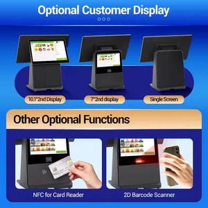 เครื่องบันทึกเงินสดระบบแอนดรอยด์ POS ขนาด 15.6 นิ้ว แบบ All-in-One พร้อมเครื่องอ่าน NFC เครื่องพิมพ์ 58 มม. ระบบสแกนบาร์โค้ด ระบบขายหน้าร้าน - Product Image 3