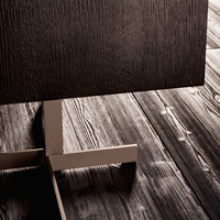 Table d'étude moderne en bois personnalisée, chaises de bureau pour ordinateur portable