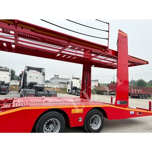 Remorque de <span class=keywords><strong>transport</strong></span> de voitures à suspension pneumatique à 2 essieux, norme européenne, capacité 8 véhicules - Product Image 4