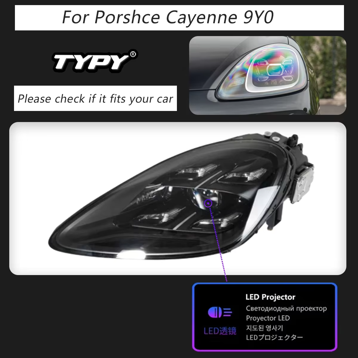 For 9Y0 Headlights 2