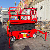 Plateforme élévatrice mobile électrique autopropulsée à ciseaux de 10 m, prix usine, plateforme de levage hydraulique