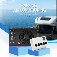 Système de climatisation de stationnement 24V pour camions, économe en énergie, avec compresseur split 12V R-134A et ventilateur silencieux pour caravanes, bus et véhicules
