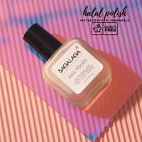 Vernis à Ongles Halal Perméable à l'Eau Respirant à Décoller Personnalisable pour Femmes Musulmanes
