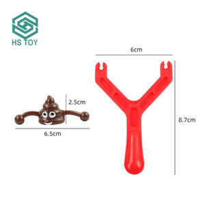 HS gros Smiley caca fronde jouets en plastique volant mur escalade jouets tir catapulte jeux pour enfants - Product Image 6