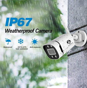Kit NVR 8 canaux couleur vision nocturne détection de mouvement IP67 CMOS sans fil Wi-Fi système de surveillance de sécurité CCTV - Product Image 2