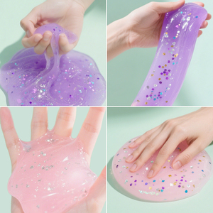 Kit Slime di Alta Qualità con Glitter Colorati, Pasta Modellabile Creativa Fai-da-Te per Bambini - Product Image 6