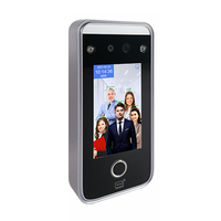 JINGXIN - Control de Acceso y Asistencia con Reconocimiento Facial, Pantalla de 4.3 Pulgadas, 0.5-2.5 Metros, Software en la Nube, WIFI