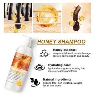 TWG Marque privée Shampooing et après-shampooing nourrissant au <span class=keywords><strong>miel</strong></span> Shampooing hydratant et réparateur doux et brillant Ensemble <span class=keywords><strong>de</strong></span> shampooings pour le soin des cheveux au <span class=keywords><strong>miel</strong></span> - Product Image 5