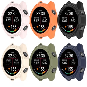 Nouvelle coque de protection pour montre intelligente Garmin Forerunner <span class=keywords><strong>570</strong></span>, coque creuse 42 mm 47 mm, protection antichoc en TPU avec protection - Product Image 5