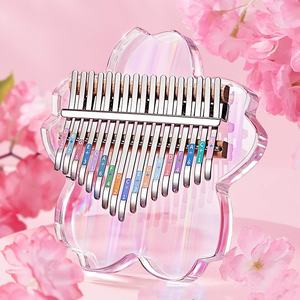 Kalimba de 21 Tonos, Piano de Pulgar de Acrílico Transparente, Instrumento Musical Portátil Mini para Principiantes y Amantes de la Música - Product Image 4