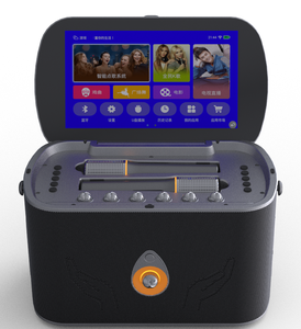 ลำโพงคาราโอเกะแบบพกพา หน้าจอสัมผัสคู่ ขนาด 5.25 นิ้ว 30 วัตต์ พร้อมวูฟเฟอร์ ทวีตเตอร์ 2 นิ้ว 4 เสียงแหลมสูงพิเศษ ระบบเสียง 2 ทาง ไฟ RGB พร้อมบลูทูธ - Product Image 2